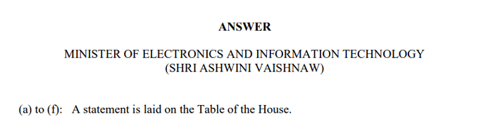 Aadhaar Data Leak Answer 1