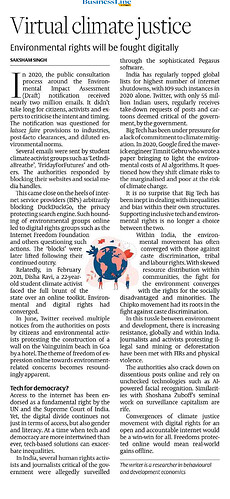 Digital Climate Justice